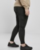 Дамски черен панталон Ladies Washed Faux Leather Pants, Urban Classics, Клинове - Complex.bg