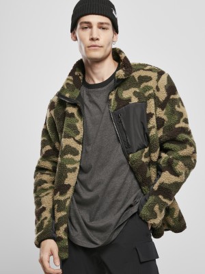 Мъжко яке в камуфлажен цвят Sherpa Jacket wood camo