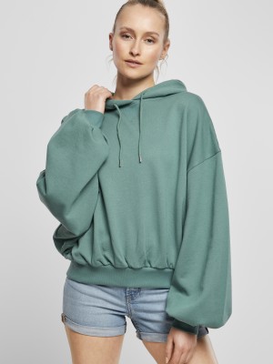 Дамски широк суичър в зелено Ladies Oversized Hoody
