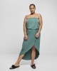 Дамска рокля в зелено Ladies Viscose Bandeau Dress, Urban Classics, Рокли - Complex.bg