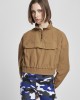 Дамско късо яке в кафяв цвят Ladies Cropped Crinkle Jacket, Urban Classics, Якета - Complex.bg