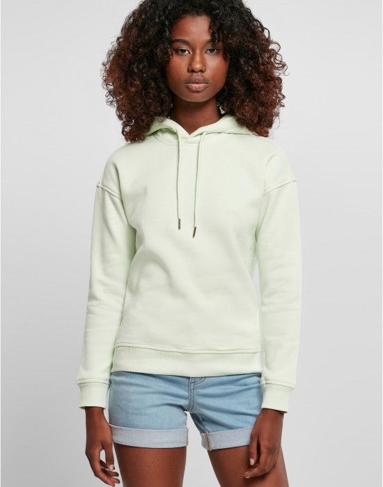 Дамски суичър в цвят мента Ladies Hoody lightmint, Urban Classics, Суичъри - Complex.bg