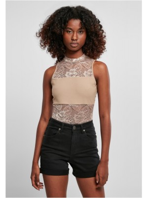 Дамско боди в бежово Ladies Laces Body