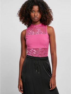 Дамско боди в розово Ladies Laces Body