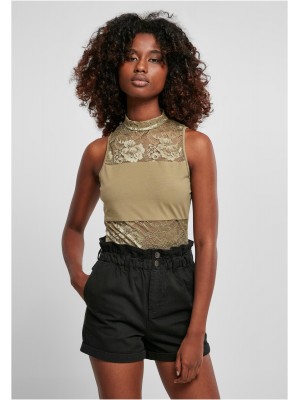 Дамско боди в цвят каки Ladies Laces Body