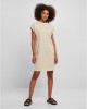 Дамска рокля в бежов цвят Ladies Turtle Extended Shoulder Dress, Urban Classics, Рокли - Complex.bg