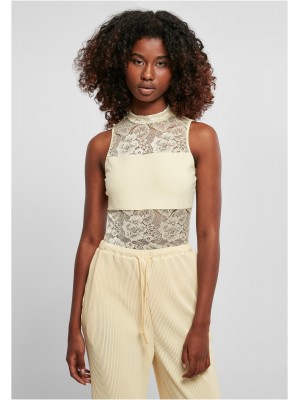 Дамско боди в светложълто Ladies Laces Body