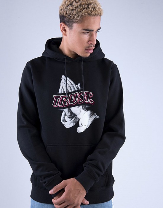 Мъжки суичър в черно C&S WL Trust Wave Hoody, Cayler & Sons, Суичъри - Complex.bg