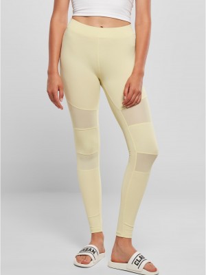 Дамски клин в жълт цвят Ladies Tech Mesh Leggings Дамски клин в жълт цвят Ladies Tech Mesh Leggings