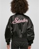 Дамско късо яке в черно Ladies Starter Satin College Jacket, Urban Classics, Якета - Complex.bg
