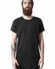 Мъжка дълга тениска в черно Asymetric Long Tee, Urban Classics, Тениски - Complex.bg