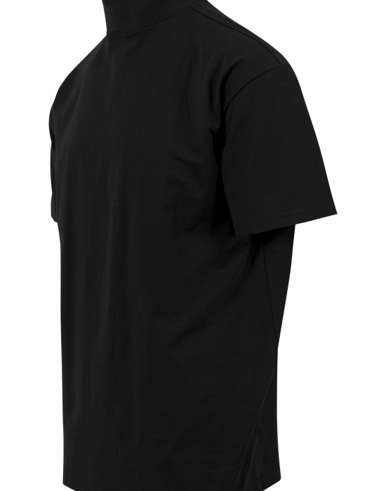 Мъжка черна тениска с висока яка поло Oversized Urban Classics, Urban Classics, Тениски - Complex.bg