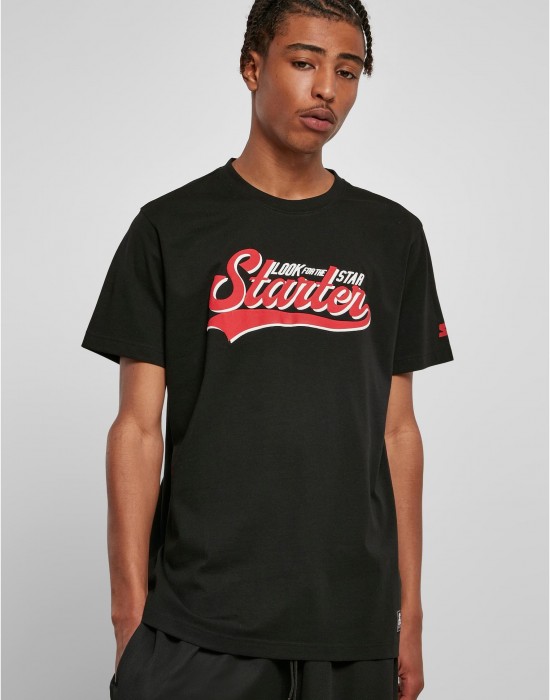 Мъжка тениска в черен цвят Starter Swing Tee, STARTER, Мъже - Complex.bg