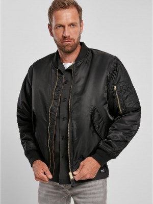 Мъжко яке тип бомбър в черен цвят MA1