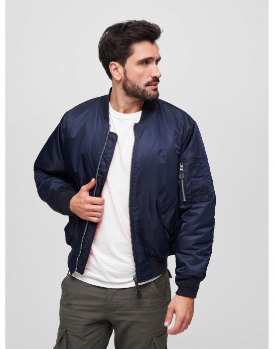 Мъжко яке тип бомбър в тъмносин цвят MA1, Urban Classics, Зимни якета - Complex.bg