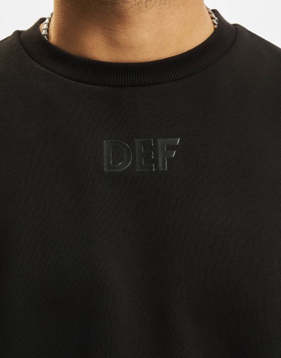 Широк суичър в черен цвят UNISEX DEF Pullover, DEF, Жени - Complex.bg