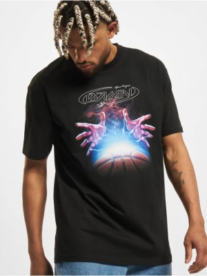 Мъжка тениска в черен цвят Mister Tee Space Ball Мъжка тениска в черен цвят Mister Tee Space Ball