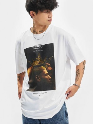 Мъжка тениска в бял цвят Mister Tee Kid from Akron Мъжка тениска в бял цвят Mister Tee Kid from Akron