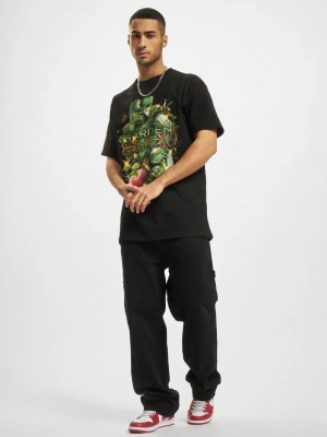 Мъжка тениска в черен цвят Mister Tee Garden Of Eden Мъжка тениска в черен цвят Mister Tee Garden Of Eden