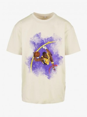 Мъжка тениска в цвят екрю Mister Tee Basketball Clouds 2.0 Мъжка тениска в цвят екрю Mister Tee Basketball Clouds 2.0