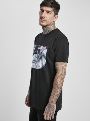 Мъжка тениска в черен цвят Mister Tee Thousand Likes