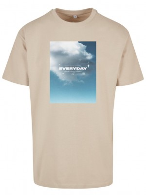 Мъжка тениска в бежов цвят Mister Tee Everyday Мъжка тениска в бежов цвят Mister Tee Everyday