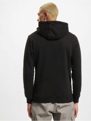 Мъжки суичър с качулка в черен цвят Mister Tee Peace Sign