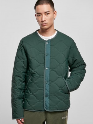 Мъжко ватирано яке в зелен цвят Urban Classics Liner Jacket