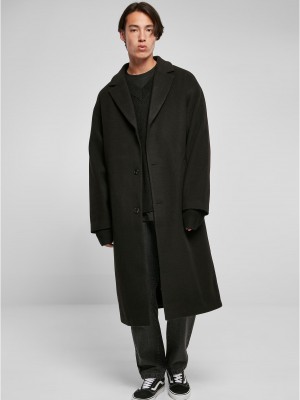 Мъжко дълго палто в черен цвят Urban Classics Coat