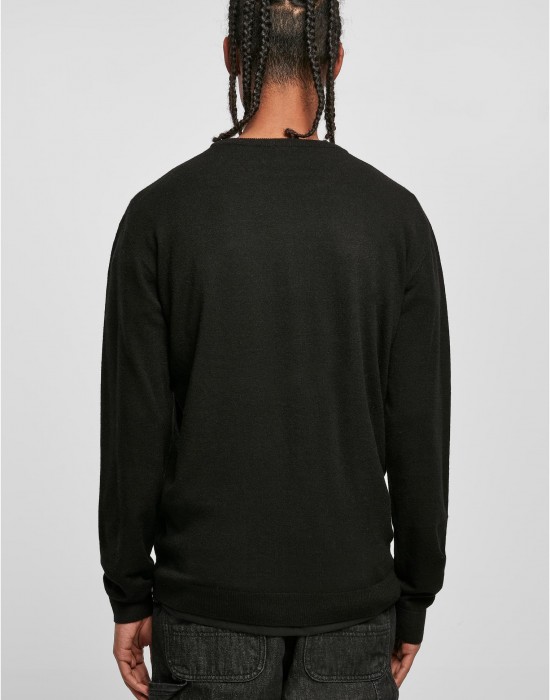 Мъжка плетена блуза в черен цвят Urban Classics, Urban Classics, Блузи - Complex.bg