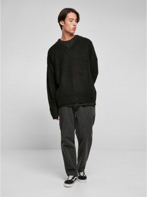 Мъжки плетен пуловер Urban Classics VNeck Sweater Мъжки плетен пуловер Urban Classics VNeck Sweater