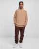 Мъжки плетен пуловер с висока яка в бежово Urban Classics Troyer, Urban Classics, Блузи - Complex.bg