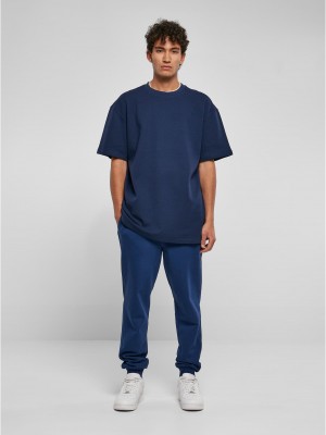 Мъжка тениска в син цвят Urban Classics Waffle Tee Мъжка тениска в син цвят Urban Classics Waffle Tee