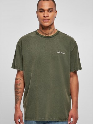 Мъжка широка тениска в цвят маслина Urban Classics Oversized Tee 