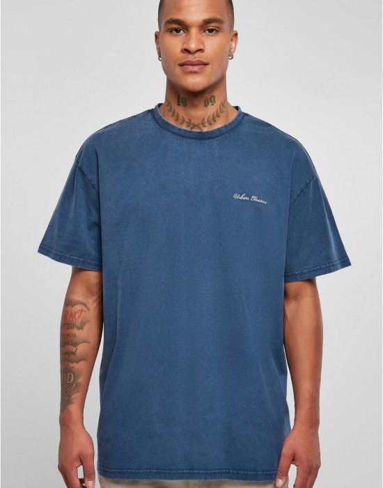 Мъжка широка тениска в син цвят Urban Classics Oversized Tee, Urban Classics, Тениски - Complex.bg