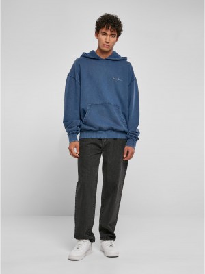 Мъжки суичър с качулка в син цвят Urban Classics Hoody