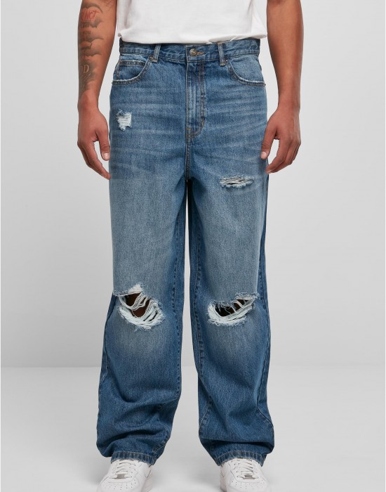 Мъжки широки дънки в син цвят Urban Classics 90s Jeans, Urban Classics, Дънки - Complex.bg