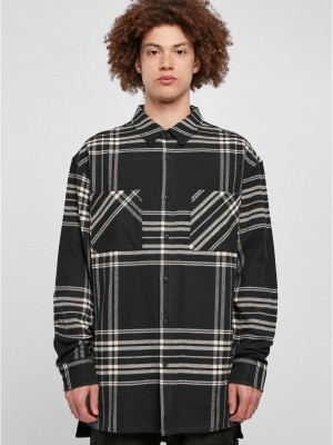 Мъжка карирана риза Urban Classics Long Summit Shirt 