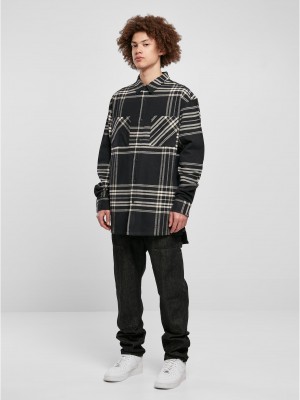 Мъжка карирана риза Urban Classics Long Summit Shirt 