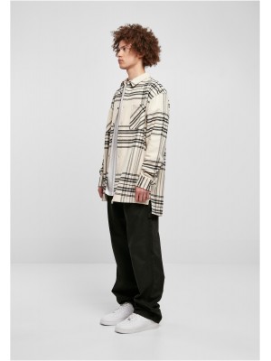 Мъжка карирана риза Urban Classics Long Shirt softseagrass