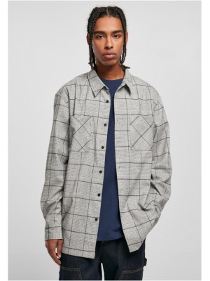 Мъжка дълга карирана риза Urban Classics Long Shirt