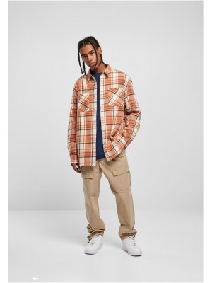 Мъжка дълга карирана риза Urban Classics Long Shirt