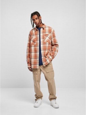 Мъжка дълга карирана риза Urban Classics Long Shirt