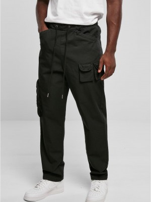 Мъжки спортен панталон в черно Urban Classics Asymetric Pants
