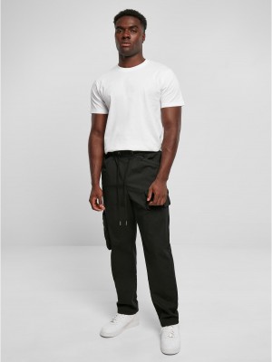 Мъжки спортен панталон в черно Urban Classics Asymetric Pants