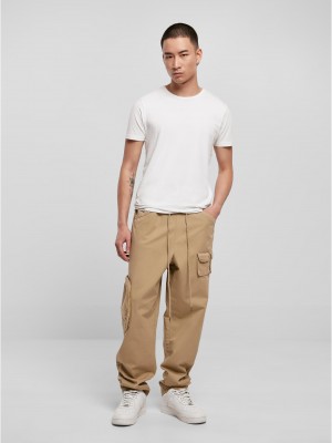 Мъжки спортен панталон в бежово Urban Classics Asymetric Pants