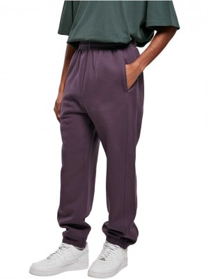 Мъжко долнище в лилав цвят Urban Classics Sweatpants Мъжко долнище в лилав цвят Urban Classics Sweatpants