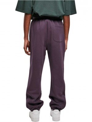 Мъжко долнище в лилав цвят Urban Classics Sweatpants Мъжко долнище в лилав цвят Urban Classics Sweatpants