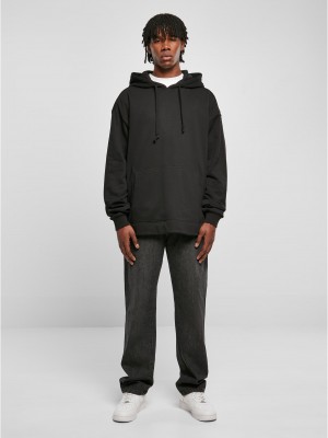 Мъжки широк суичър в черен цвят Urban Classics Big Hoody