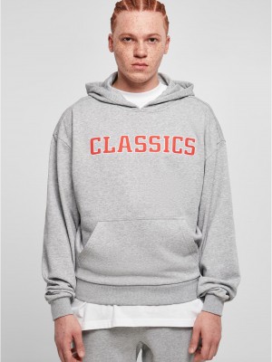 Мъжки суичър с качулка в сив цвят Urban Classics